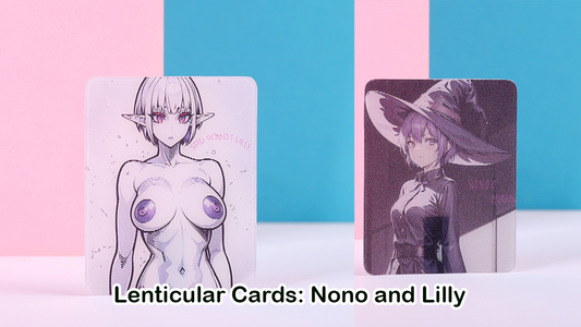 Lenticular Cards: Nono and Lilly